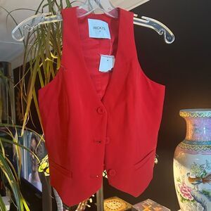 Ricki's Bold Red Vest Size XS